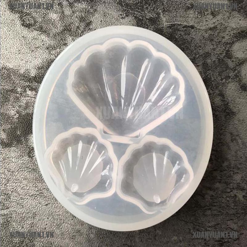1 [XUANYUAN1] Khuôn Silicone Làm Bánh Hình Vỏ Sò