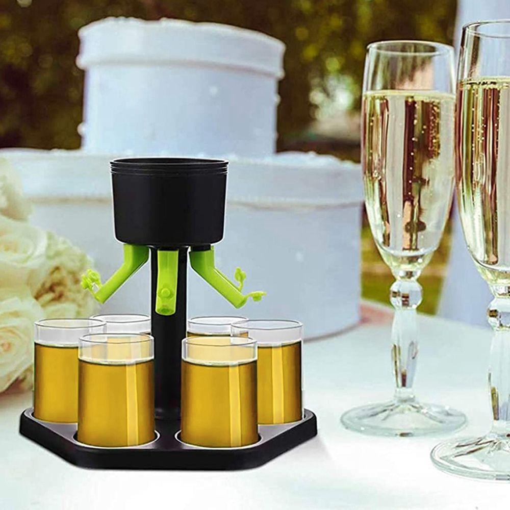 YIYU Set 1 Phễu Rót Rượu Whisky 6 Ống Bằng PE Chống Rơi Vỡ Dành Cho Bartender