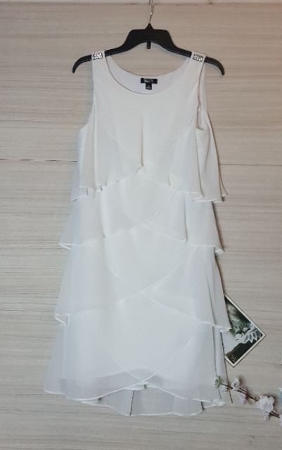 Đầm Váy voan tầng xuất xịn VNXK 2 lớp chất mát mịn nhiều màu có bigsize