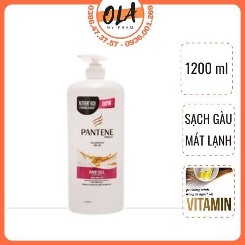 DẦU GỘI PANTENE 1,2L NGĂN RỤNG TÓC/ SUÔN MƯỢT ÓNG Ả/ PHỤC HỒI HƯ TỔN - mỹ phẩm ola