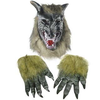 Mặt Nạ Hóa Trang Halloween Hình Móng Vuốt Sói Độc Đáo