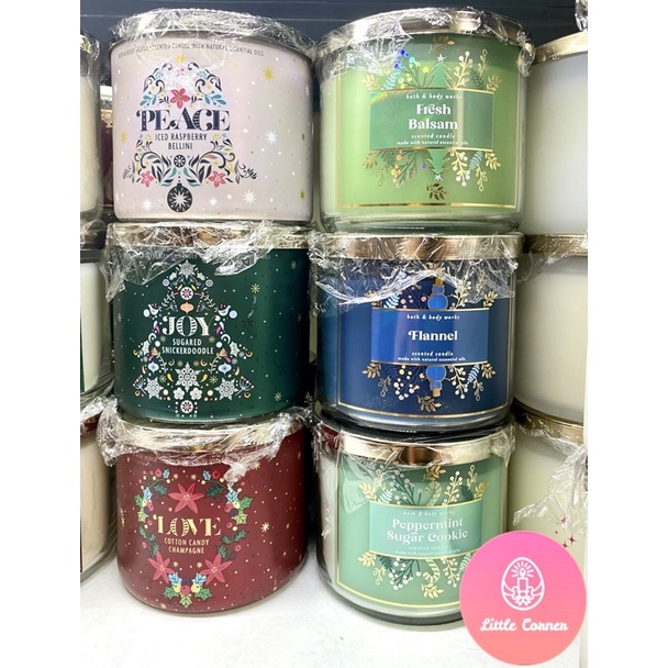 BBW Nến thơm 3 bấc BATH AND BODY WORKS