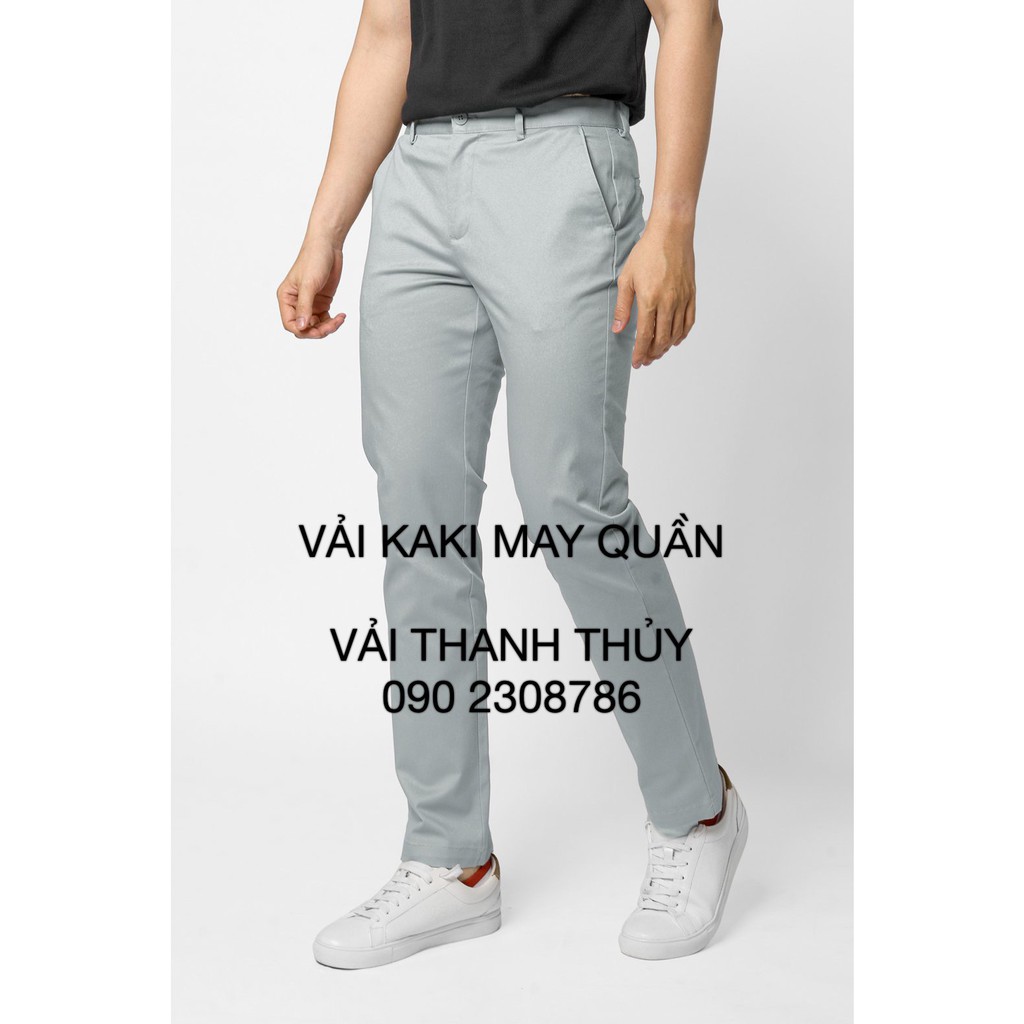 VẢI KAKI USA MAY QUẦN NAM CÔNG SỞ