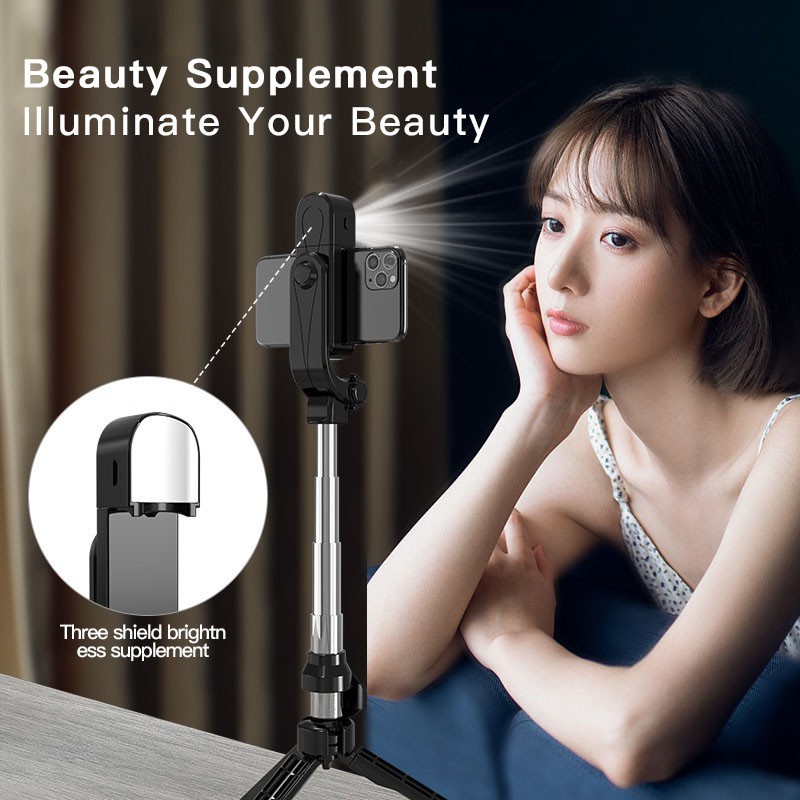 Gậy selfie - Gậy chụp ảnh Bluetooth đa năng XT-10s Thế Hệ 2 - Gậy chụp hình vừa tự sướng và trippo 3 chân