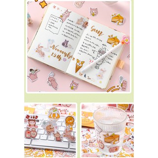 Set 45 hình dán sticker decal trang trí