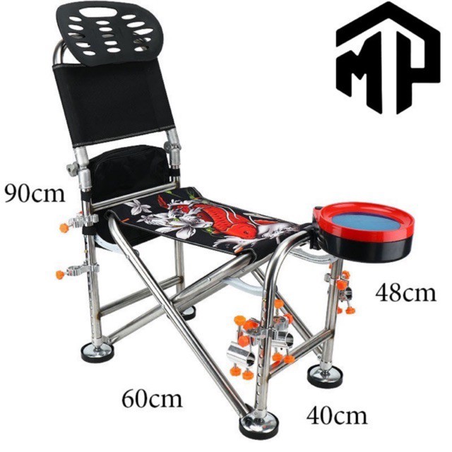ghế câu đài địa hình Cá Chép tự lưng cao