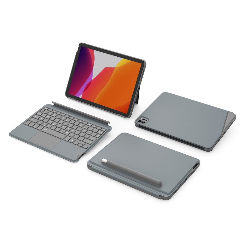 Bao da bàn phím WIWU Combo Touch Keyboard cho Máy tính bảng Pro 11 inch,  M1,  Air 4,  Air 5 10. 9,  Gen 9 10. 2 inch