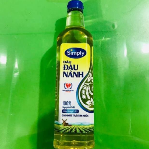 Dầu ăn Simply đậu nành 1L