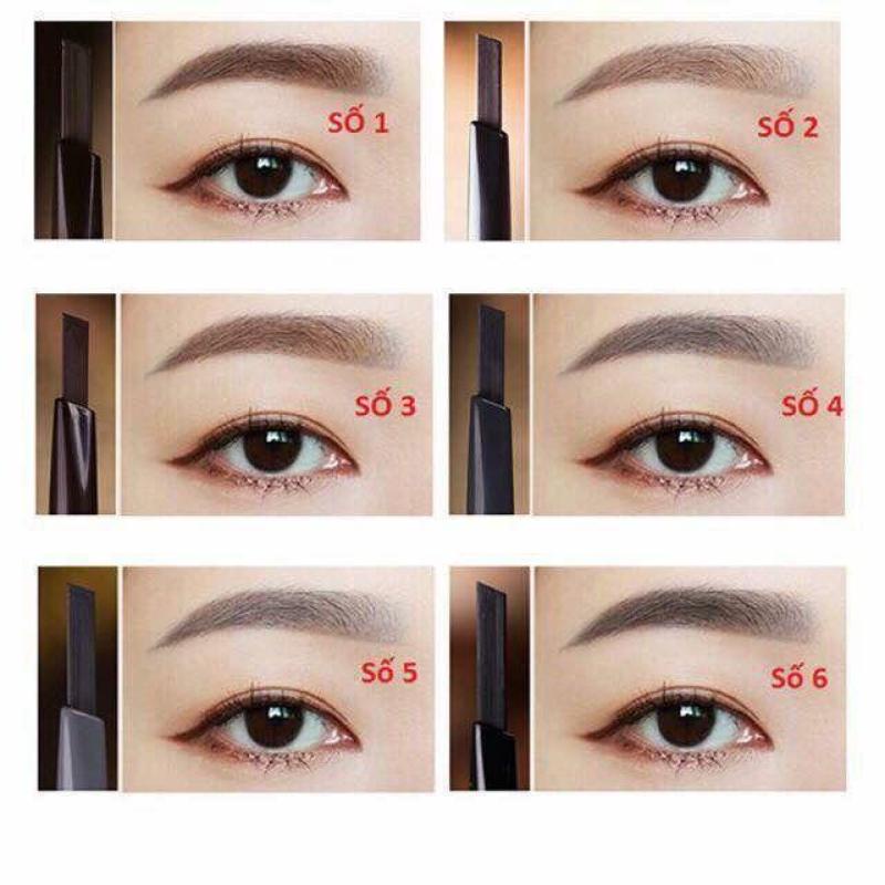 {XẢ KHO SỈ} Chì Mày 2 Đầu TheFaceShop Designing Eyebrow Pencil 0.3g