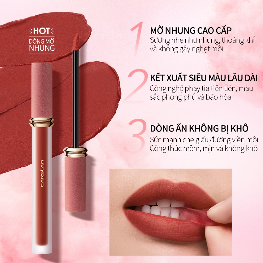 Son Bóng Lì Carslan Mịn Màng Như Nhung 1.7g
