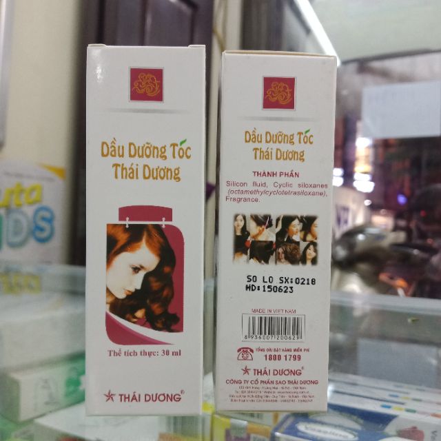 Dầu dưỡng tóc Thái Dương lọ 30ml