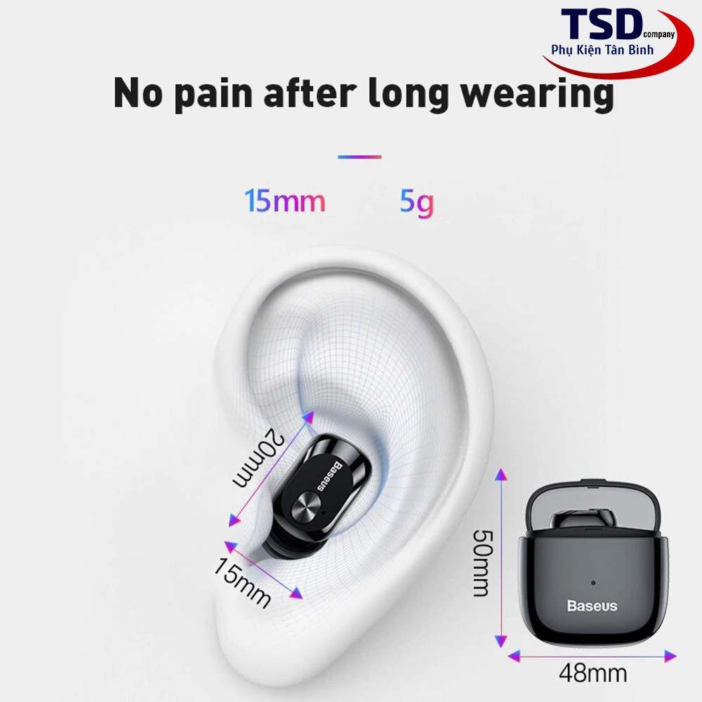 Tai Nghe Bluetooth Baseus Encok Wireless A03 Chính Hãng