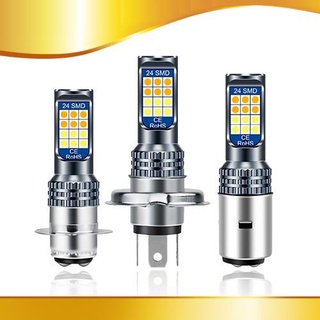 Đèn pha led kevanly h4 p15d ba20d 24smd ánh sáng trắng dc12v cho xe máy