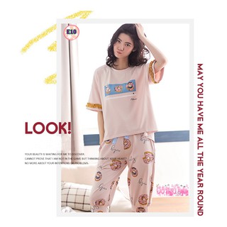 Bộ pijama cộctay mã e10
