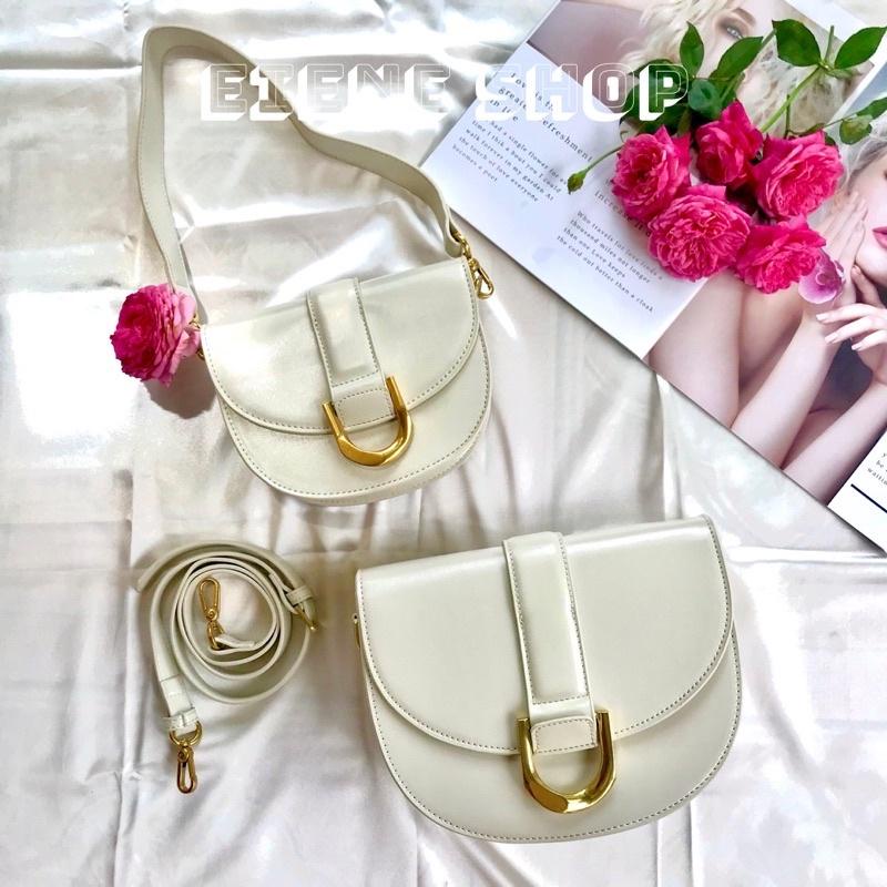 Túi Nữ Yên Ngựa Màu Phấn Chalk Saddle