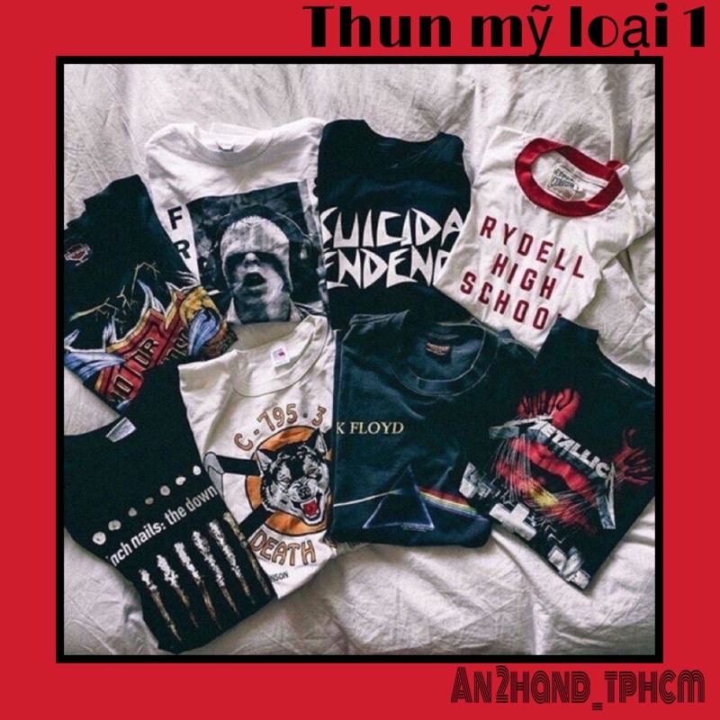 [Siêu Sale] áo thun mỹ 2hand giá rẻ nhất - cam kết chất lượng, uy tín. Khách chọn Màu, chọn Size và mẫu ngẫu nhiên