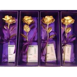 bông hồng vang vàng 24k