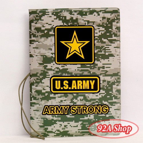 Vỏ hộ chiếu Passport US Army 3D