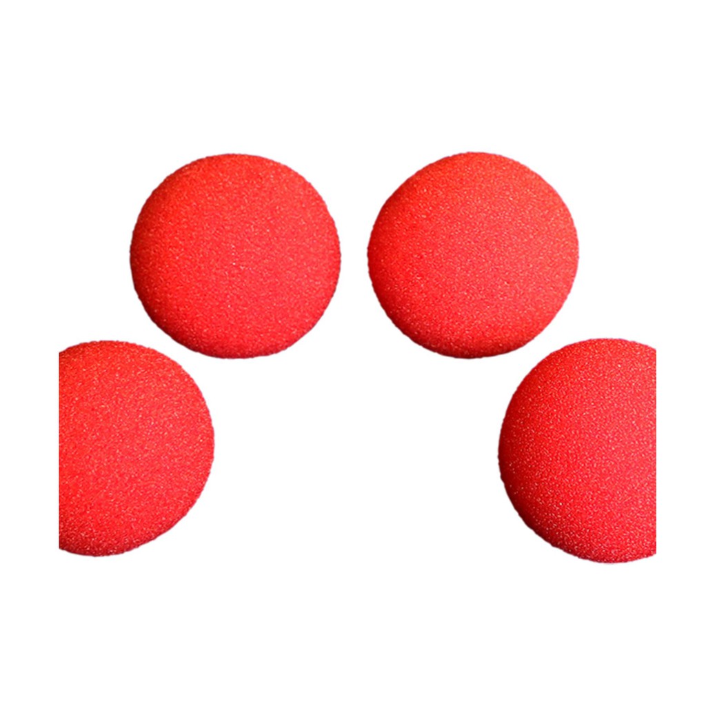 Sponge Ball cao cấp: 1.5 inch High Density Ultra Soft Sponge Ball (Red) Pack of 4 from Magic by Gosh