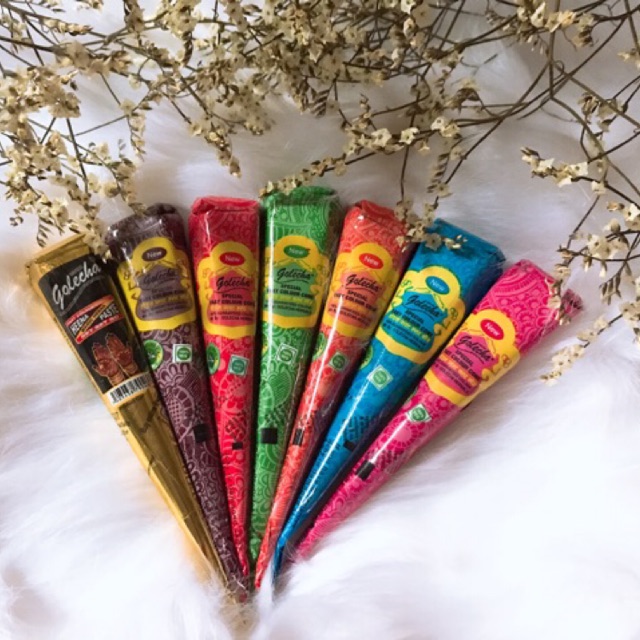 Mực săm henna Ấn Độ (các màu)