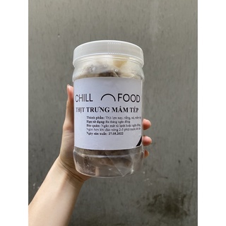 (Gia truyền Hà Nội - bao ngon) MẮM TÉP CHƯNG THỊT 500gr
