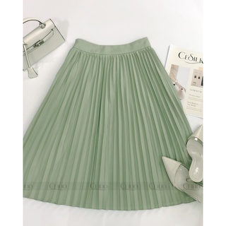 Chân váy dập li các màu