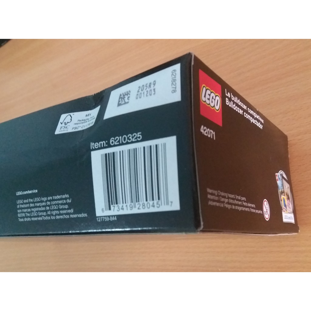 Lego Technic 42071 Bulldozer Compactador - Articulated Truck  Xe Ủi Đất - Xe Tải Nặng Chuyên Dụng 171 miếng