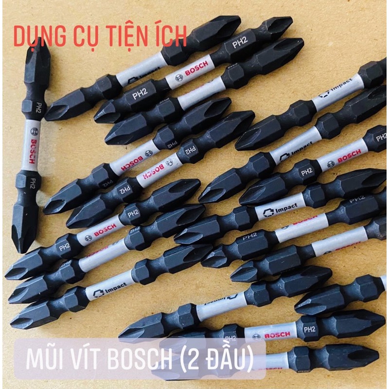 Mũi Vít 2 Đầu Bosch PH2