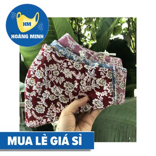 Khẩu Trang Vải Bầu Tôn Cao Cấp 3 lớp 2 mặt - Thoáng khí che cổ, che tai, kháng bụi, UV