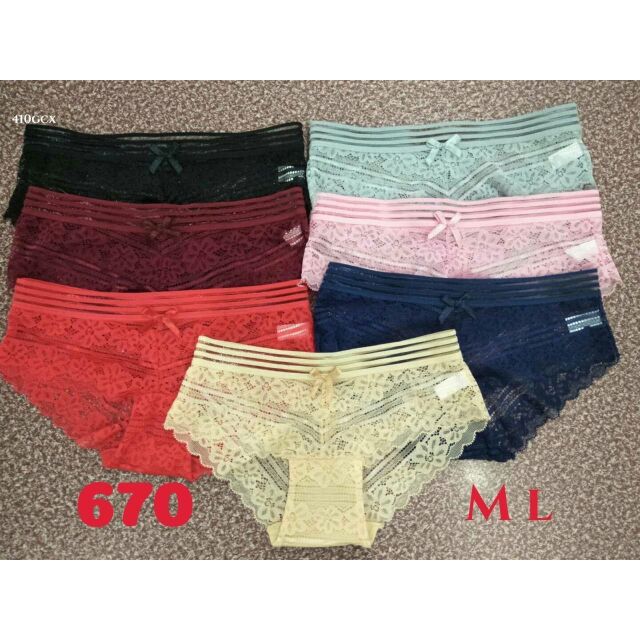 Combo 10 quần ren cao cấp 670