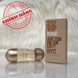 Nước hoa nữ chính hãng Carolina Herrera 212 VIP Rose EDP 5ml