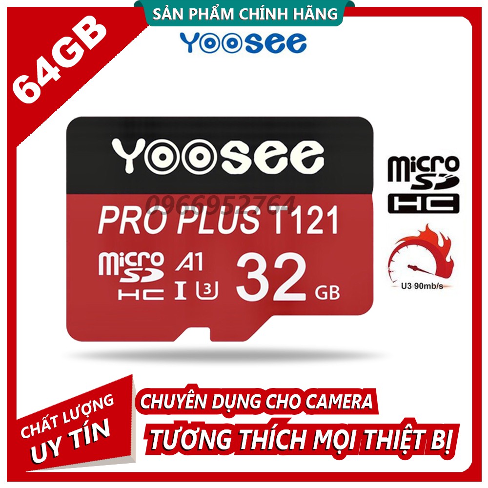 [Mẫu Mới] Thẻ Nhớ Yoosee 32Gb Tốc Độ Cao | WebRaoVat - webraovat.net.vn