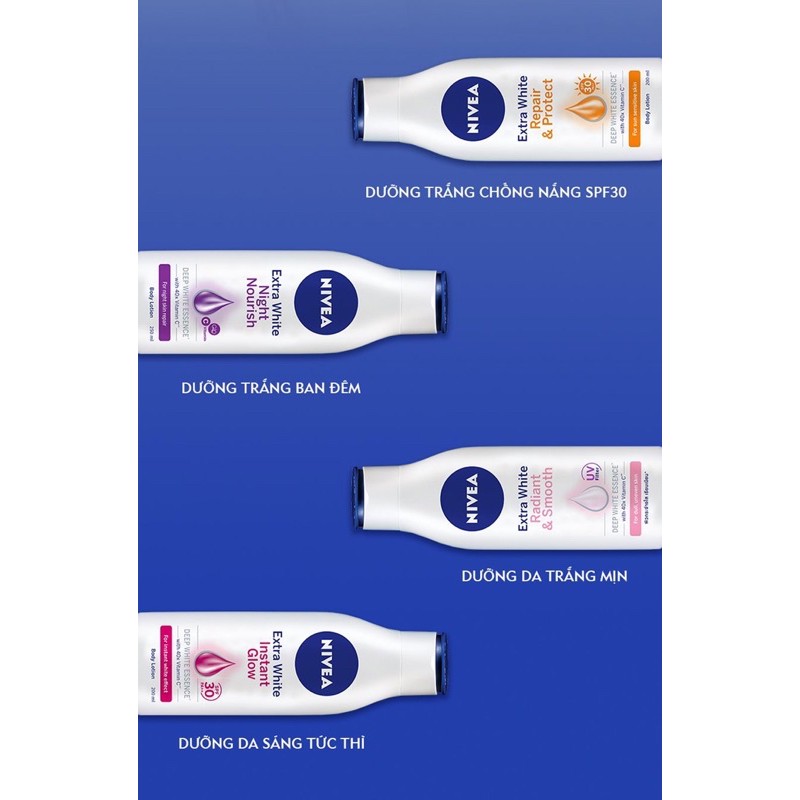 Sữa Dưỡng Thể Nivea Extra White Body Lotion 400ml