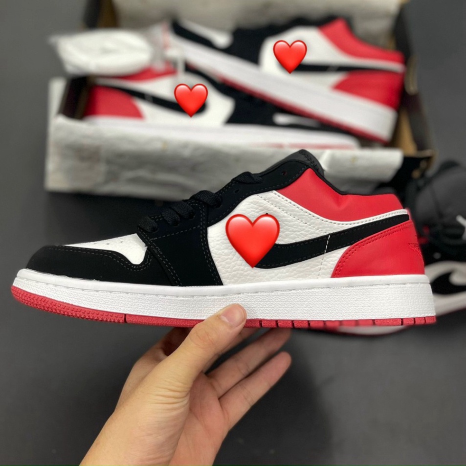 [FREE SHIP] [FREE SHIP] Giày Sneaker JD Low Trắng Đỏ Đen Giày Thể Thao Nam Nữ Thấp Cổ Full Phụ Kiện | BigBuy360 - bigbuy360.vn