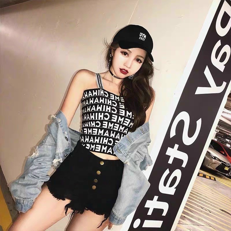 [XẢ HÀNG] Áo Len 2 Dây chữ Croptop | Smide Clothing