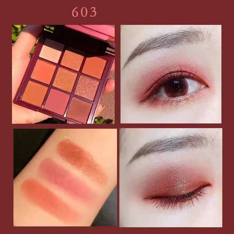 Bảng phấn mắt HOLD LIVE tông nhung đỏ / mật ong chín màu đất màu sắc | BigBuy360 - bigbuy360.vn