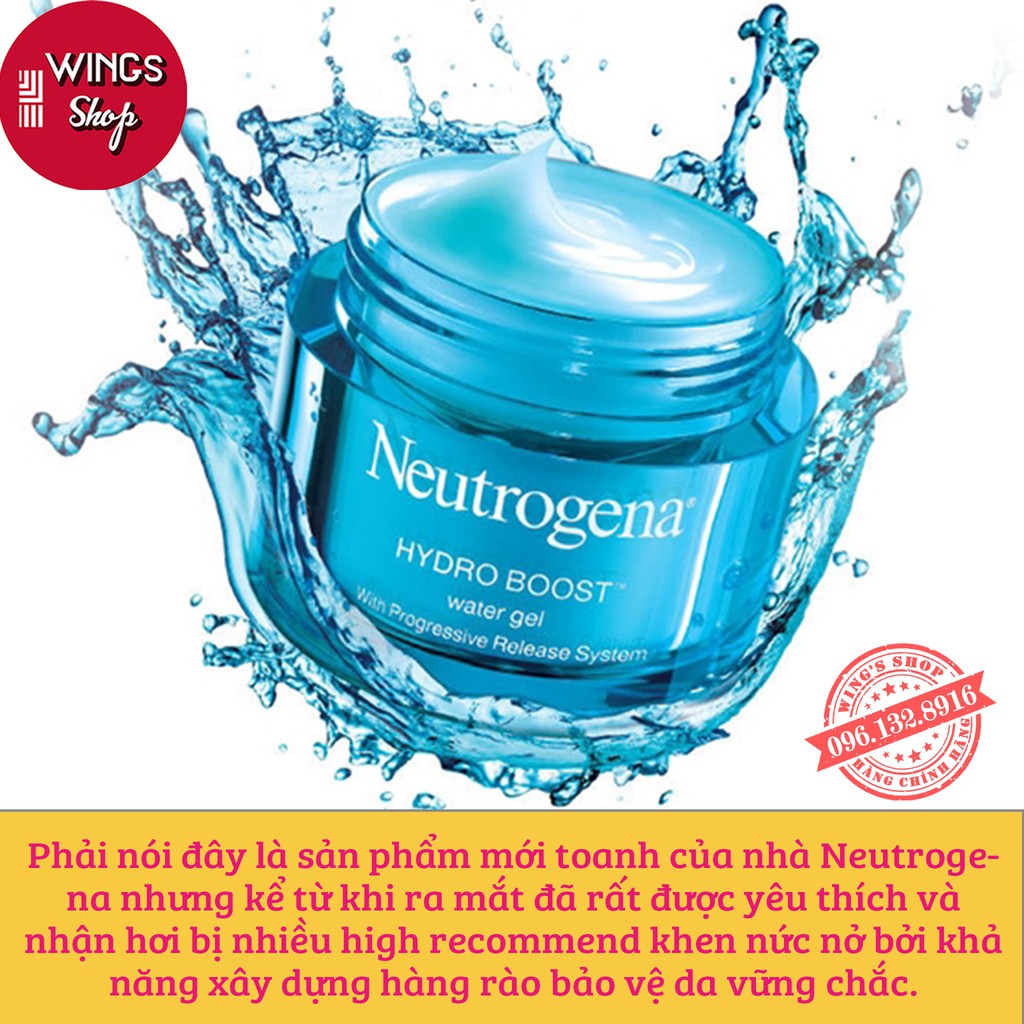 Kem Dưỡng Ẩm Neutrogena Cấp Nước, Trắng Da Hydro Boost Water Gel