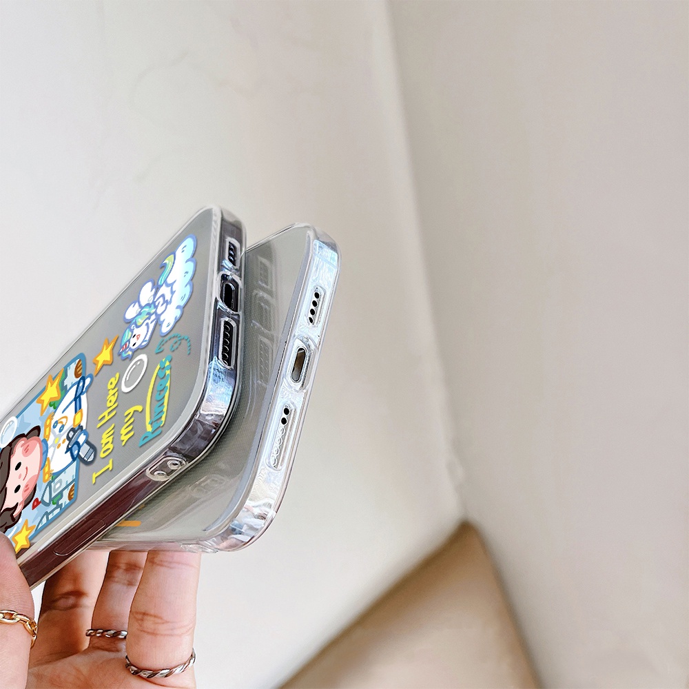 Ốp Điện Thoại Tpu Mềm In Hình Nàng Tiên Cá Disney Cho iPhone 11 12 13 pro max XS X XR XSMax 7 8 6 6s plus 5 4 SE 2020