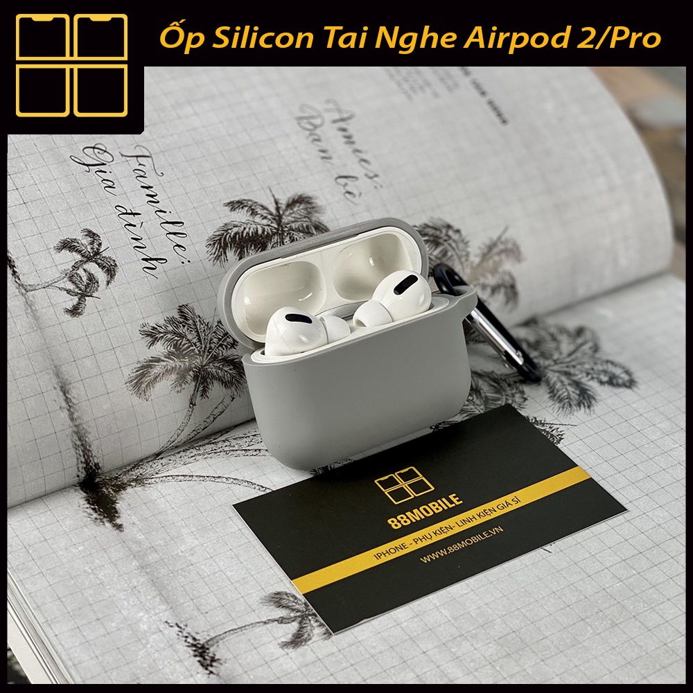 Vỏ Ốp Case Bảo Vệ Tai Nghe Air 2/Pro Cao Su Silicon 88Mobile