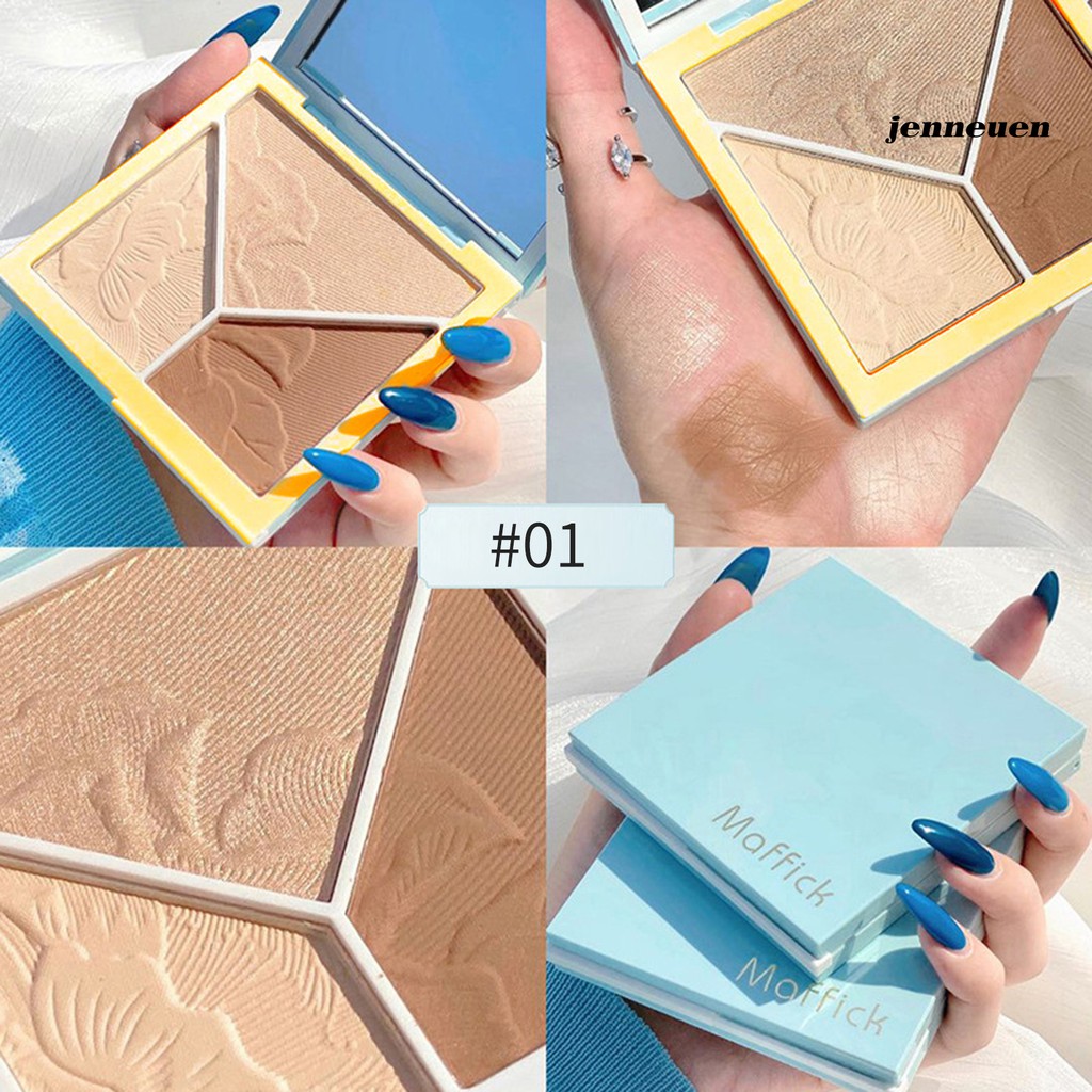 [Hàng mới về] Bảng Phấn Tạo Khối 3 Màu Chống Thấm Nước Lâu Trôi | BigBuy360 - bigbuy360.vn