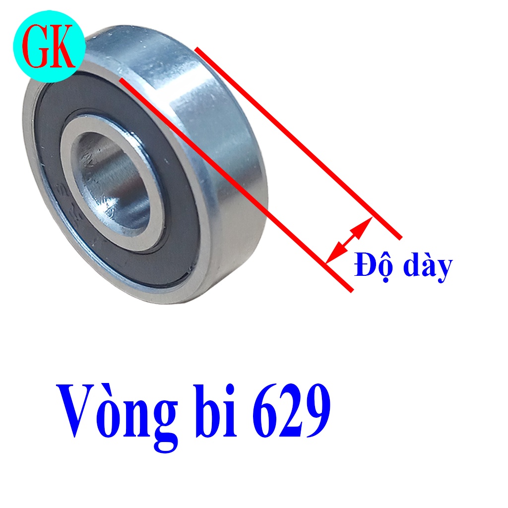 (10 viên) Vòng bi  629 RS [K-02-09]