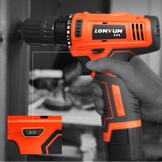 MÁY KHOAN TAY BẮT VÍT ĐA NĂNG DÙNG PIN 12V  RẺ VÔ ĐỊCH LOMVUM