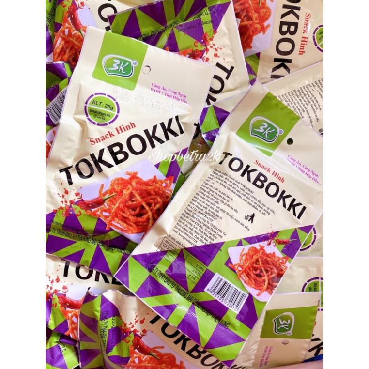 Gói snack cay tokbokki ahihi