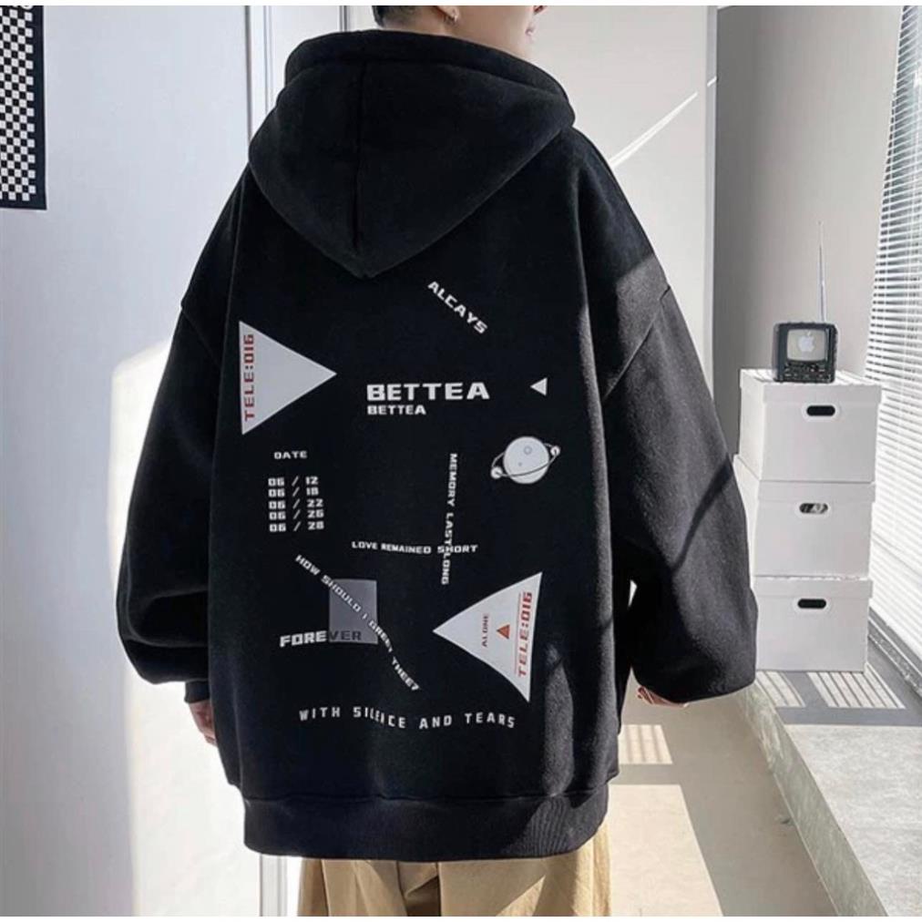 Áo khoác nỉ dây kéo Streetwear shop hình in Bettea áo khoác nam nữ chất nỉ bông cao cấp