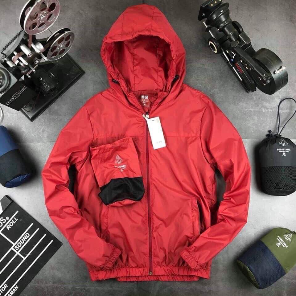 Áo Gió Nam ❤️𝑭𝑹𝑬𝑬𝑺𝑯𝑰𝑷❤️ Áo Khoác Gió Thể Thao - Áo Khoác Dù Có Mũ Nhiều Màu | BigBuy360 - bigbuy360.vn