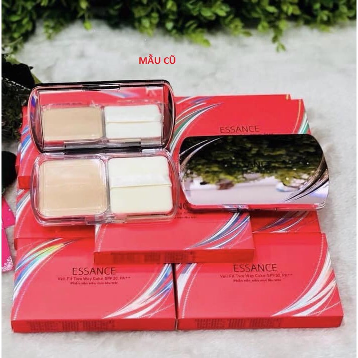 [MẪU MỚI] Phấn nén siêu mịn lâu trôi ESSANCE Veil Fit Two Way Cake SPF40/PA++ | BigBuy360 - bigbuy360.vn