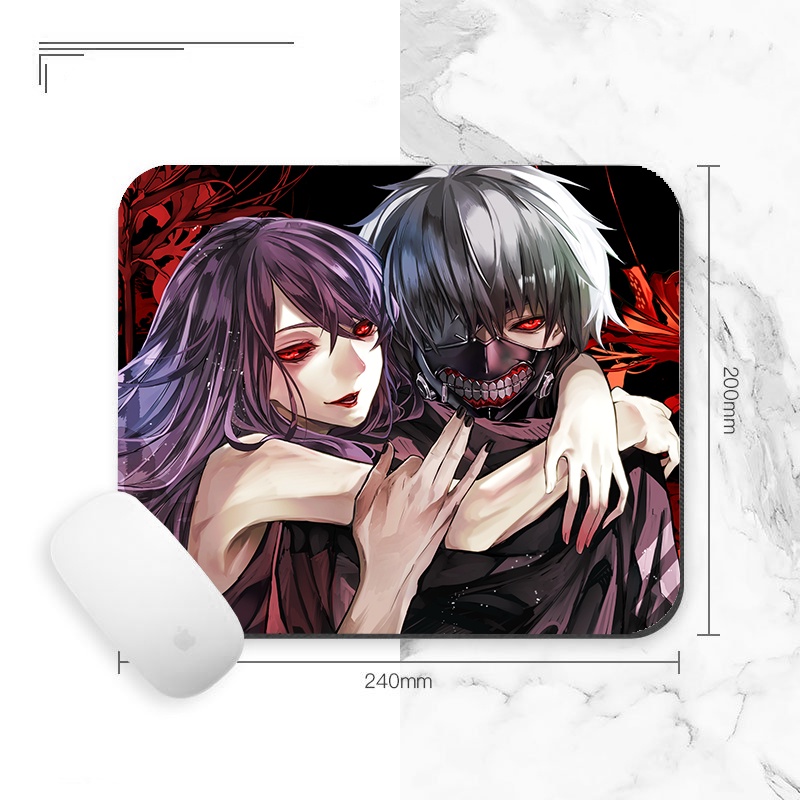 Miếng lót chuột IN HÌNH Tokyo Ghoul Ngạ quỷ vùng Tokyo anime chibi tiện lợi xinh xắn