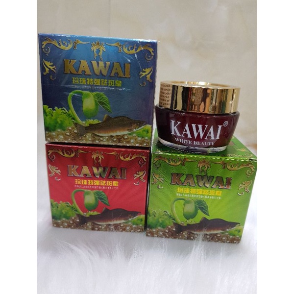 KEM KAWAI DƯỠNG TRẮNG - GIỮ ẨM - CHỐNG NHĂN CHỐNG NHỜN - SE KHÍT LỖ CHÂN LÔNG - NGỪA MỤN XÓA THÂM