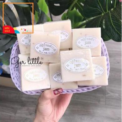 Xà Phòng Cám Gạo ⚜️FREESHIP⚜️ Xà Phòng Trắng Da Thái Lan Jam Rice Milk Soap