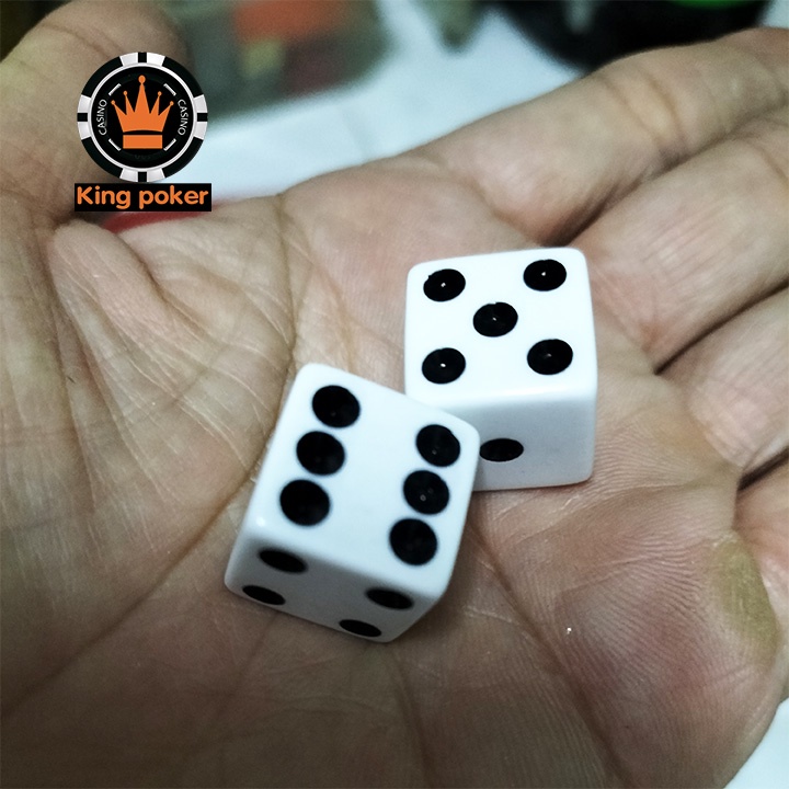Combo 10 viên xí ngầu chơi game chuẩn góc vuông 16mm